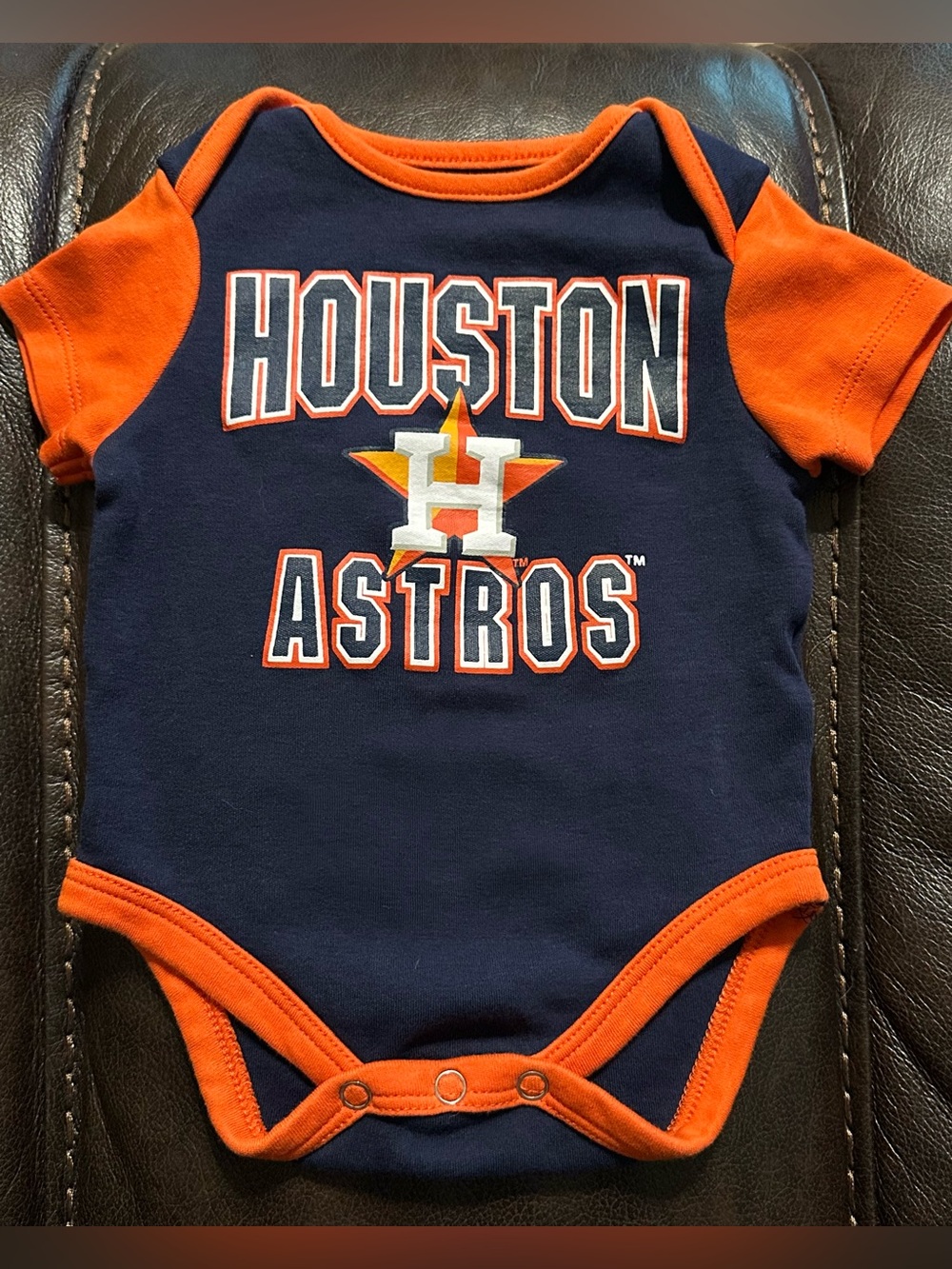 Houston Astros Infant Onesie – 0–3 Months